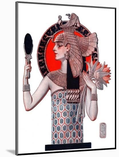 "Egyptian Queen,"October 6, 1923-Joseph Christian Leyendecker-Mounted Giclee Print