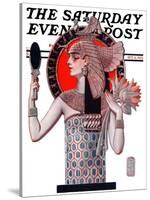 "Egyptian Queen," Saturday Evening Post Cover, October 6, 1923-Joseph Christian Leyendecker-Stretched Canvas
