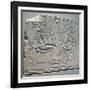 Egyptian Relief Depicting Akhenaten and Nefertiti with their Children-null-Framed Photographic Print