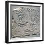 Egyptian Relief Depicting Akhenaten and Nefertiti with their Children-null-Framed Photographic Print