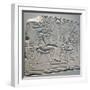 Egyptian Relief Depicting Akhenaten and Nefertiti with their Children-null-Framed Photographic Print