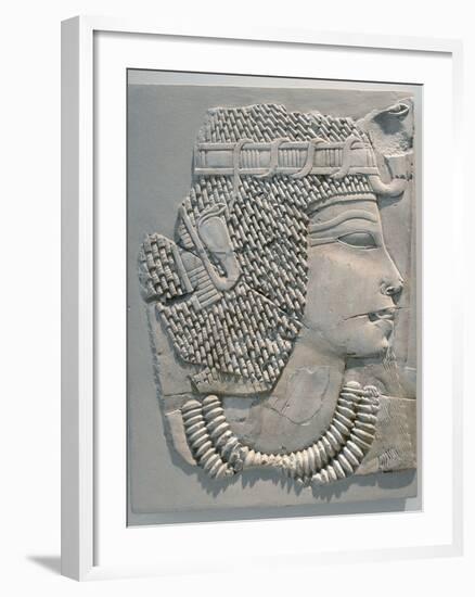 Egyptian Relief of King Amenhotep III-null-Framed Photographic Print