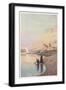 Egyptian River Scene-R Talbot Kelly-Framed Art Print