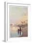 Egyptian River Scene-R Talbot Kelly-Framed Art Print