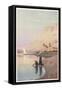 Egyptian River Scene-R Talbot Kelly-Framed Stretched Canvas