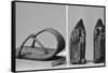 Egyptian Sandals and Sculpted Feet-null-Framed Stretched Canvas