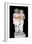 Egyptian sculpture of a man and his wife. Artist: Unknown-Unknown-Framed Giclee Print