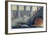 Egyptian Set Design for Act II, Scene XXviii of the Opera "The Magic Flute"-Karl Friedrich Schinkel-Framed Giclee Print