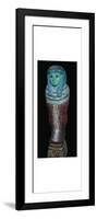 Egyptian Shabti figure. Artist: Unknown-Unknown-Framed Art Print