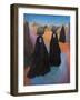 Egyptian Shrouded Water Carriers, 1965-Bettina Shaw-Lawrence-Framed Giclee Print