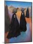 Egyptian Shrouded Water Carriers, 1965-Bettina Shaw-Lawrence-Mounted Giclee Print