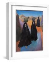 Egyptian Shrouded Water Carriers, 1965-Bettina Shaw-Lawrence-Framed Giclee Print