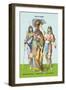 Egyptian Staff Bearers, Egyptian King-Richard Brown-Framed Art Print