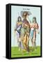 Egyptian Staff Bearers, Egyptian King-Richard Brown-Framed Stretched Canvas