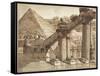 Egyptian Stage Design, 1800-10-Pietro Gonzaga-Framed Stretched Canvas