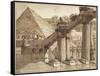 Egyptian Stage Design, 1800-10-Pietro Gonzaga-Framed Stretched Canvas