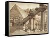 Egyptian Stage Design, 1800-10-Pietro Gonzaga-Framed Stretched Canvas