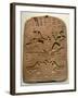 Egyptian Stela with Amun in Various Forms-null-Framed Photographic Print