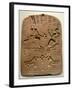 Egyptian Stela with Amun in Various Forms-null-Framed Photographic Print