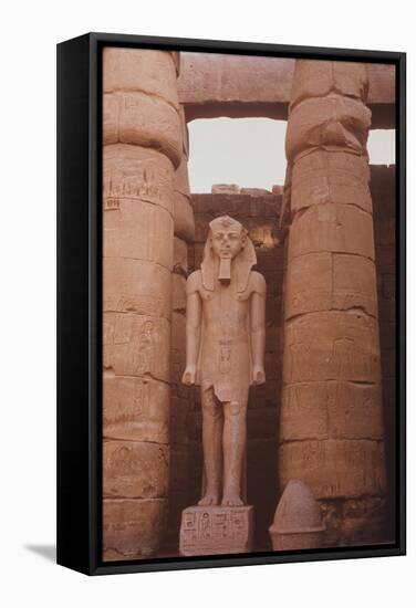Egyptian Temple in Luxor-Philip Gendreau-Framed Stretched Canvas