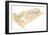 Egyptian Temple-Fernando Aznar Cenamor-Framed Giclee Print