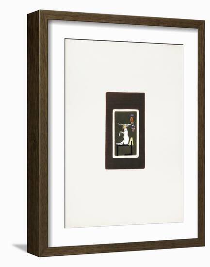 Egyptian Theme 1-Mireille Kramer-Framed Limited Edition