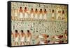 Egyptian Tomb, Procession of the Crown, Thebes, Egypt-null-Framed Stretched Canvas