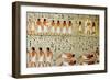 Egyptian Tomb, Procession of the Crown, Thebes, Egypt-null-Framed Giclee Print