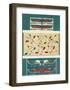 Egyptian Treasures - Cranes-Historic Collection-Framed Giclee Print