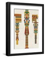 Egyptian Treasures - Pillar-Historic Collection-Framed Giclee Print