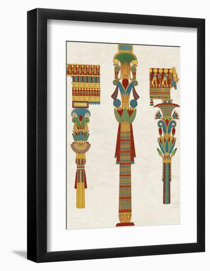 Egyptian Treasures - Pillar-Historic Collection-Framed Giclee Print