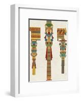 Egyptian Treasures - Pillar-Historic Collection-Framed Giclee Print