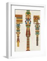 Egyptian Treasures - Pillar-Historic Collection-Framed Giclee Print