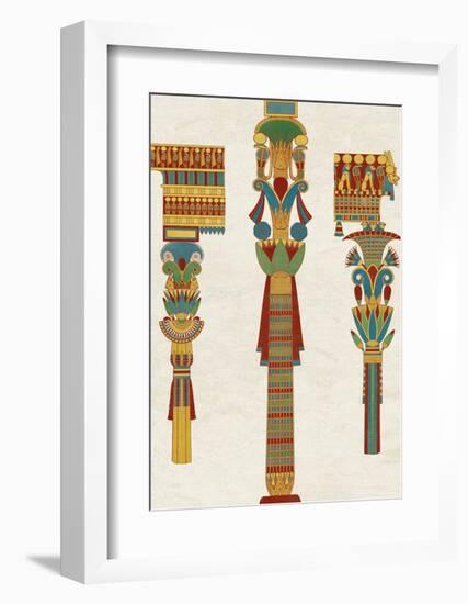 Egyptian Treasures - Pillar-Historic Collection-Framed Giclee Print