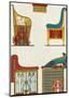 Egyptian Treasures - Throne-Historic Collection-Mounted Giclee Print