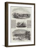 Egyptian Troops and Pilgrims in Alexandria-null-Framed Giclee Print