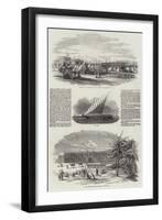 Egyptian Troops and Pilgrims in Alexandria-null-Framed Giclee Print