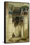 Egyptian View-David Roberts-Framed Stretched Canvas