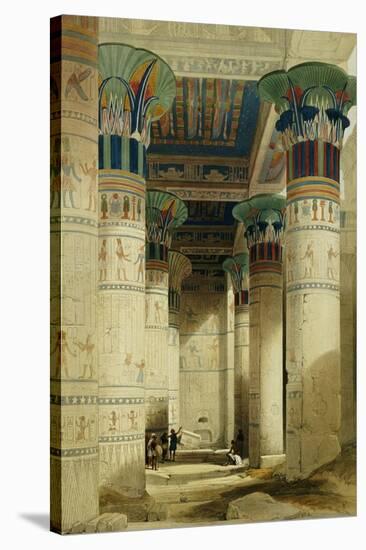 Egyptian View-David Roberts-Stretched Canvas