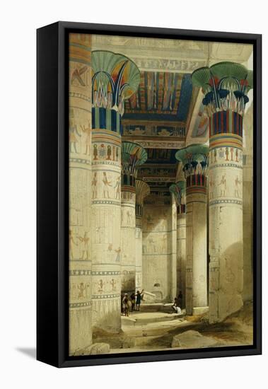 Egyptian View-David Roberts-Framed Stretched Canvas