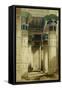 Egyptian View-David Roberts-Framed Stretched Canvas