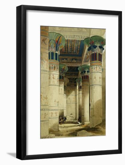 Egyptian View-David Roberts-Framed Giclee Print