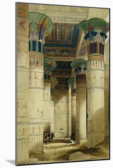 Egyptian View-David Roberts-Mounted Giclee Print