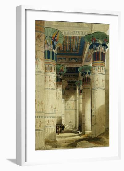 Egyptian View-David Roberts-Framed Giclee Print