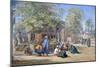 Egyptian Village, 1869-Henry Pilleau-Mounted Giclee Print