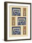 Egyptian Wallpaper-Paris Pierce-Framed Art Print