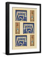 Egyptian Wallpaper-Paris Pierce-Framed Art Print