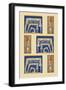 Egyptian Wallpaper-Paris Pierce-Framed Art Print