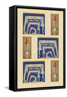 Egyptian Wallpaper-Paris Pierce-Framed Stretched Canvas