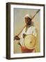 Egyptian Warrior with Spear and Shield, 1874-Konstantin Jegor Makovskij-Framed Giclee Print